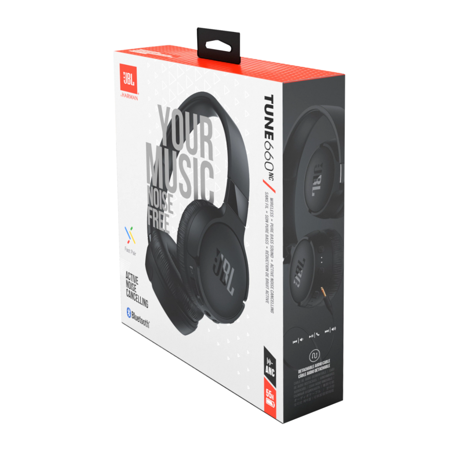 JBL Tune 660BTNC | Draadloze on-ear hoofdtelefoon met actieve  ruisonderdrukking.
