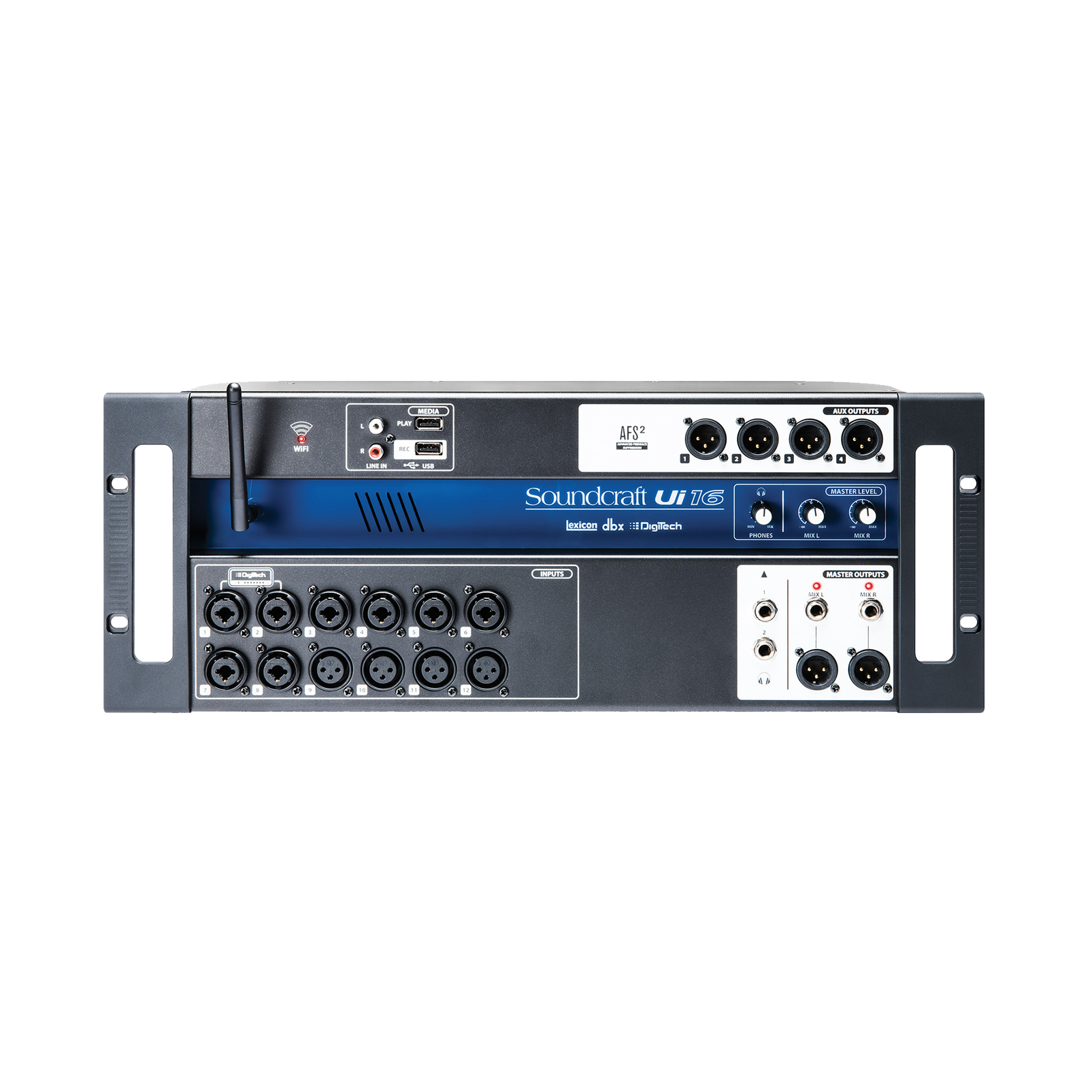 Ui16 16input remotecontrolled digital mixer