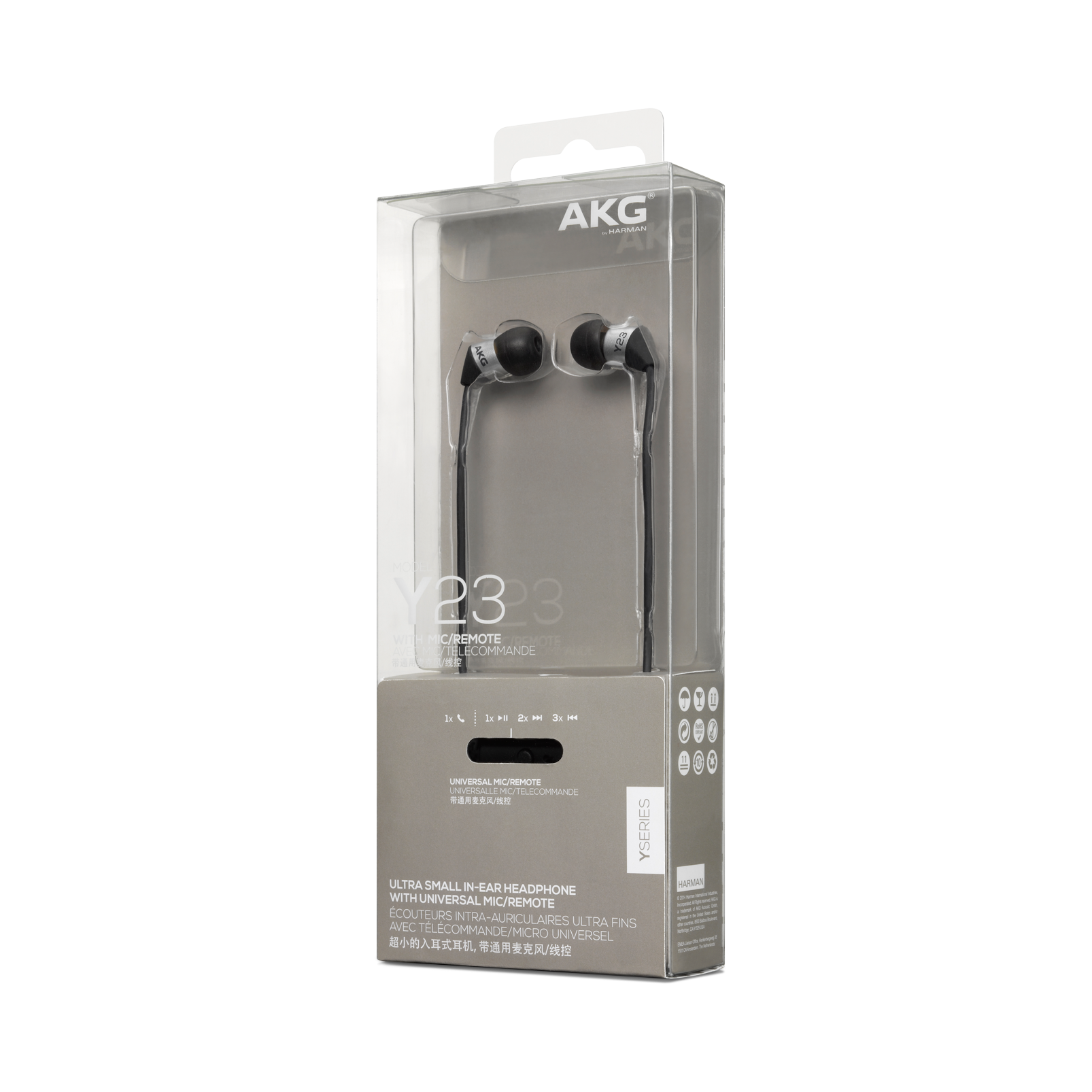 Y23 The smallest inear headphones with AKG signature sound