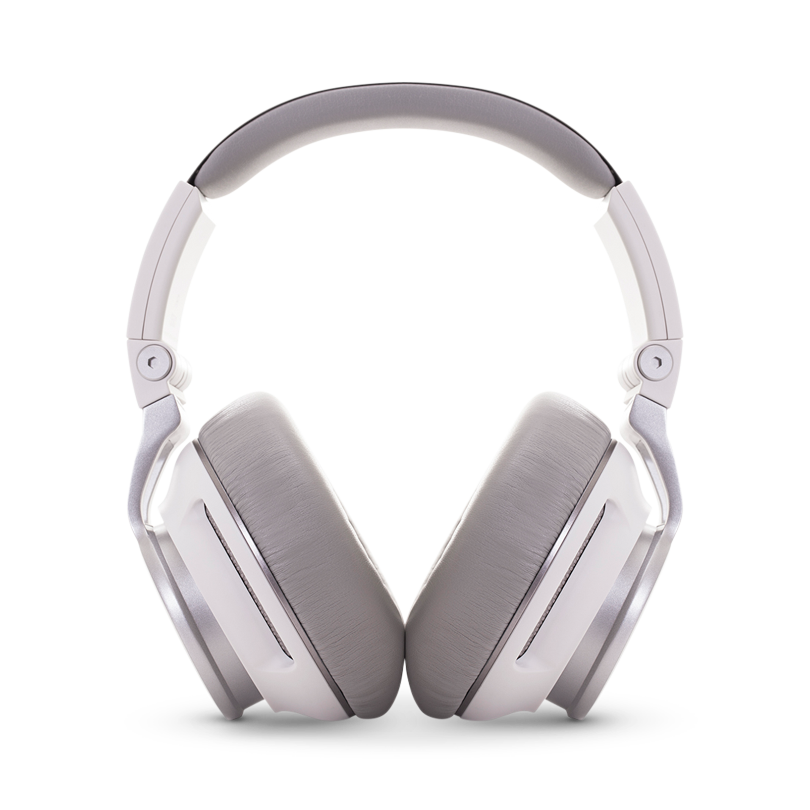 Synchros S500 - White - Powered Over-Ear Headphones with LiveStage - Front