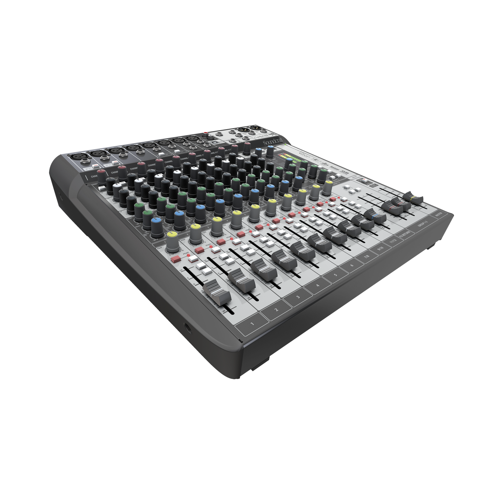 Signature 12 MTK - Black - 12-input analogue mixer with onboard effects and multi-track USB recording and playback - Detailshot 2