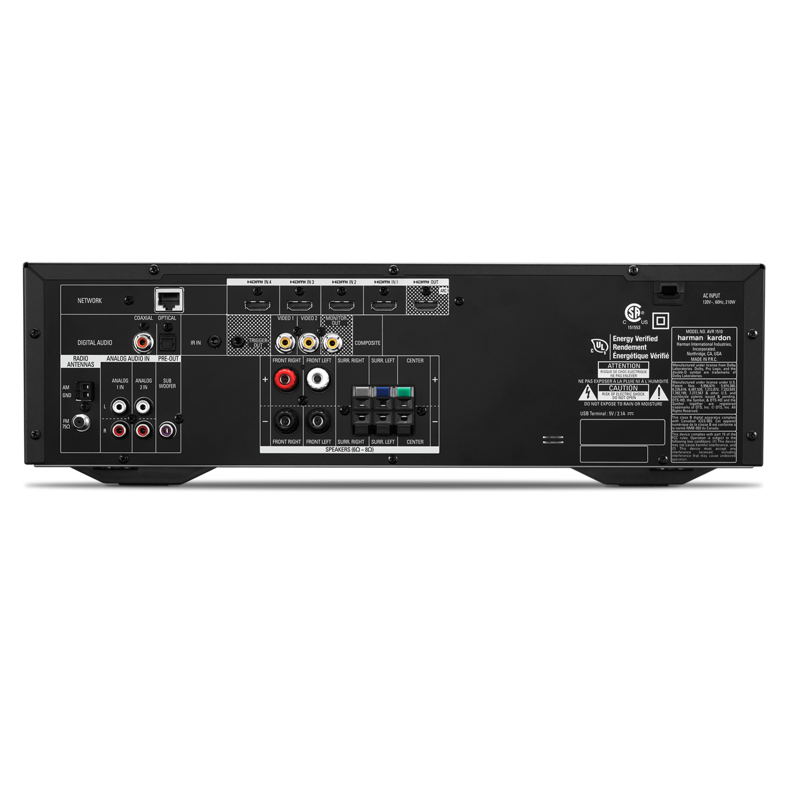 AVR 1510 | Compact 5.1-channel AV 