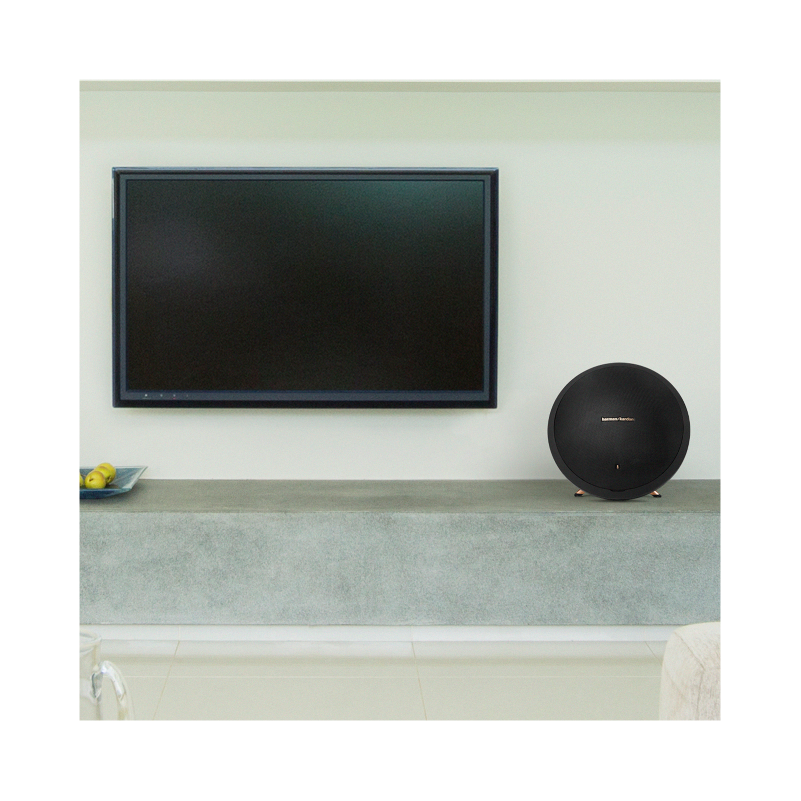 harman kardon aura studio 2 connect to tv