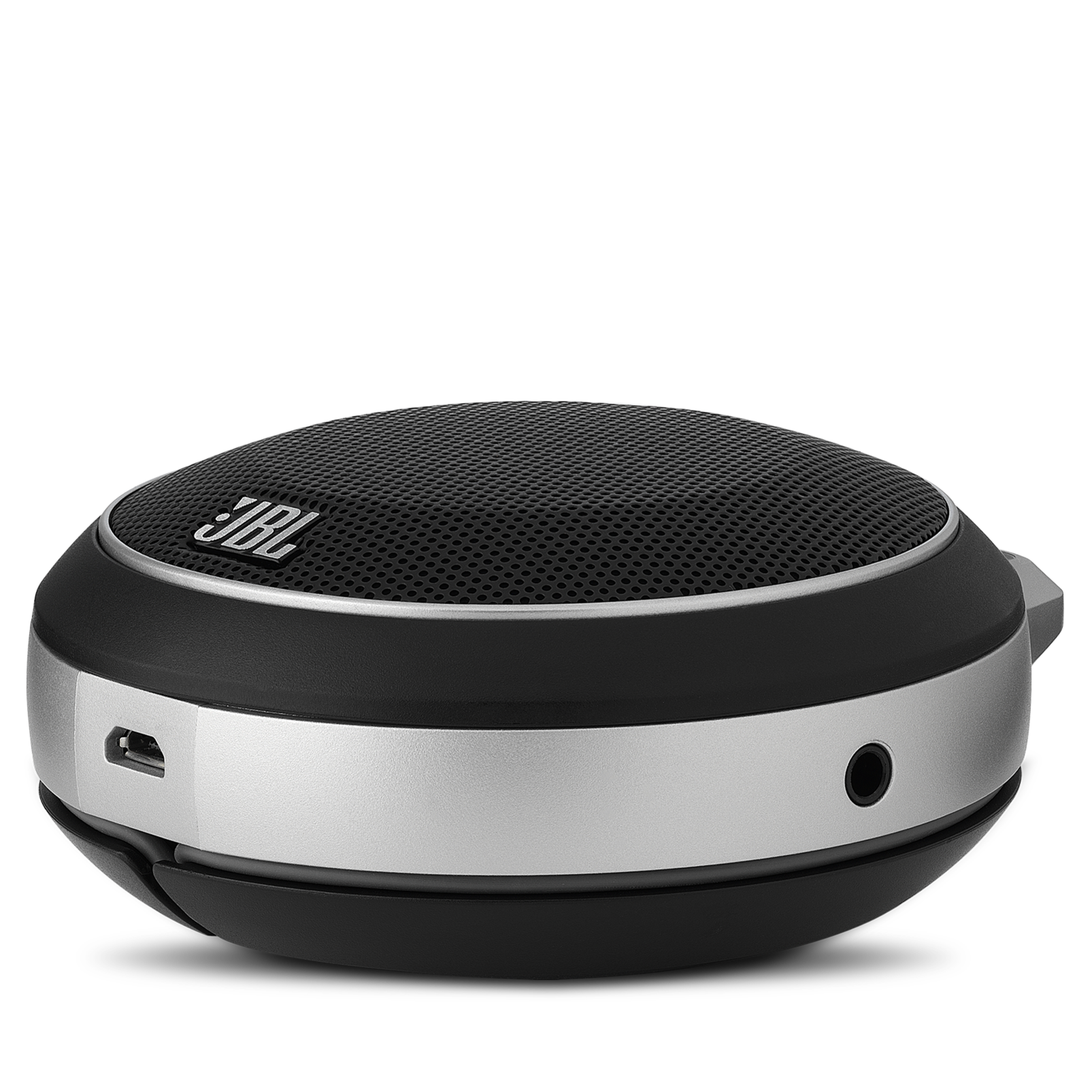 JBL Micro Wireless - Black - Mini Portable Bluetooth Speaker - Detailshot 1