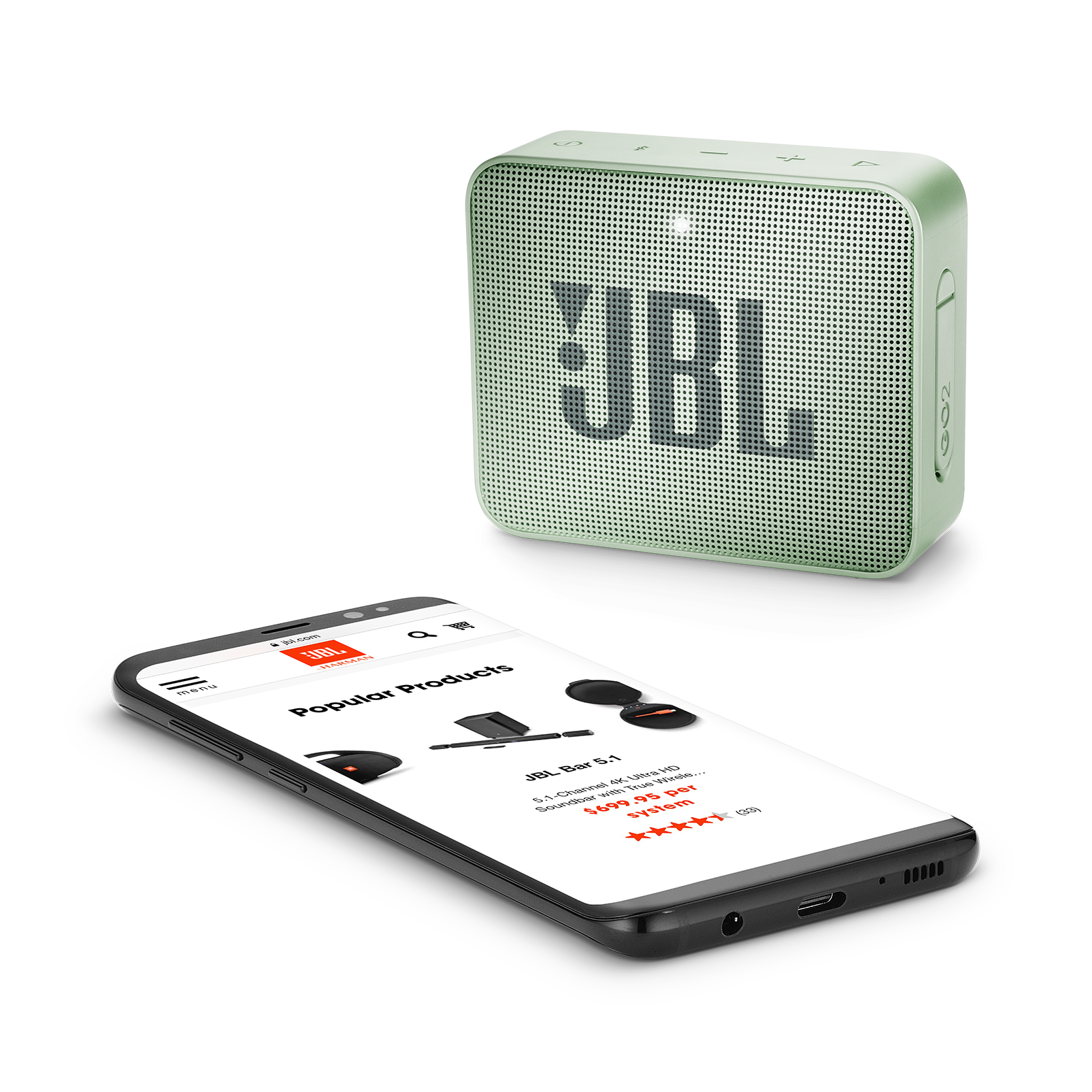 jbl go 2 seafoam mint