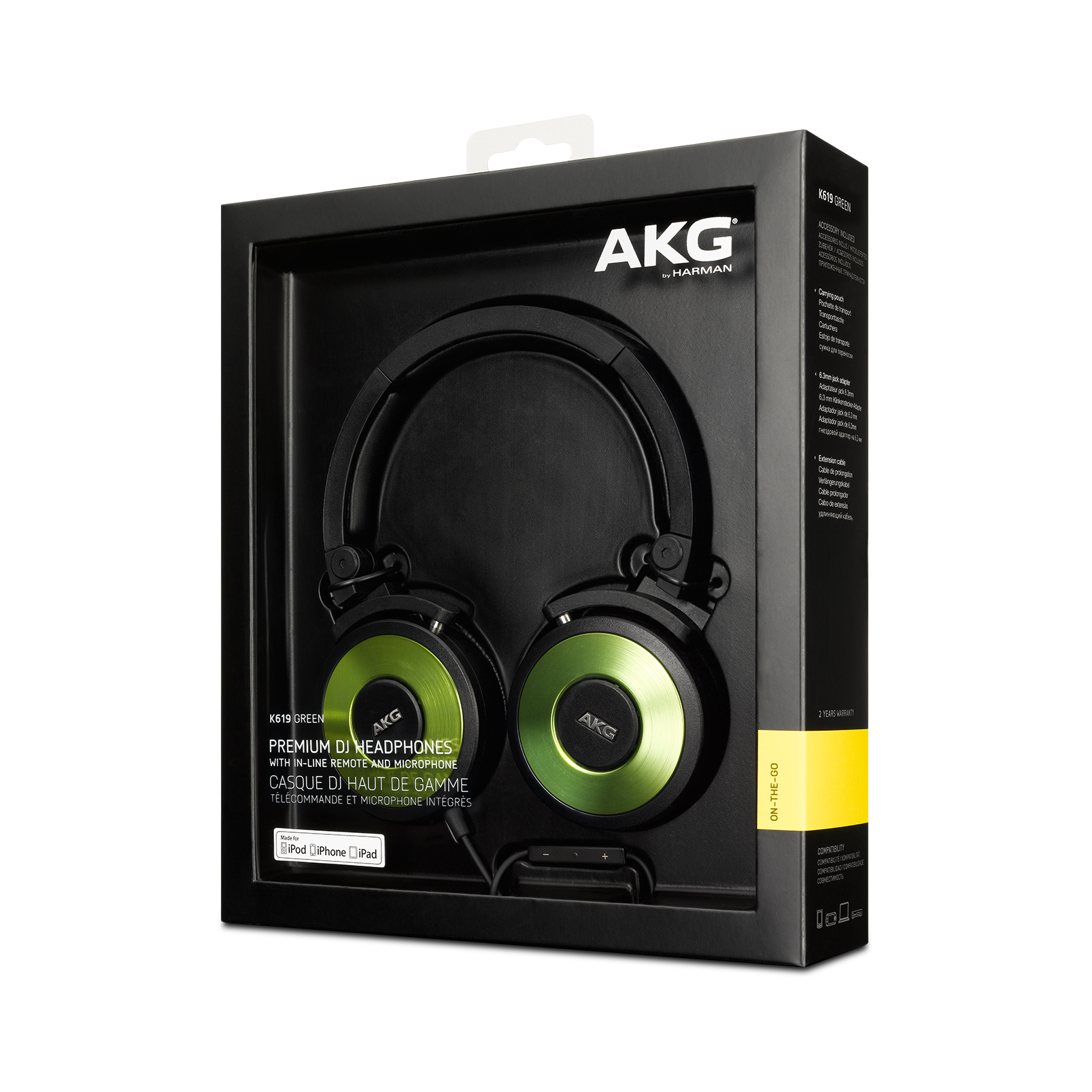 What's in the box? 1 Pair of AKG K619 ...