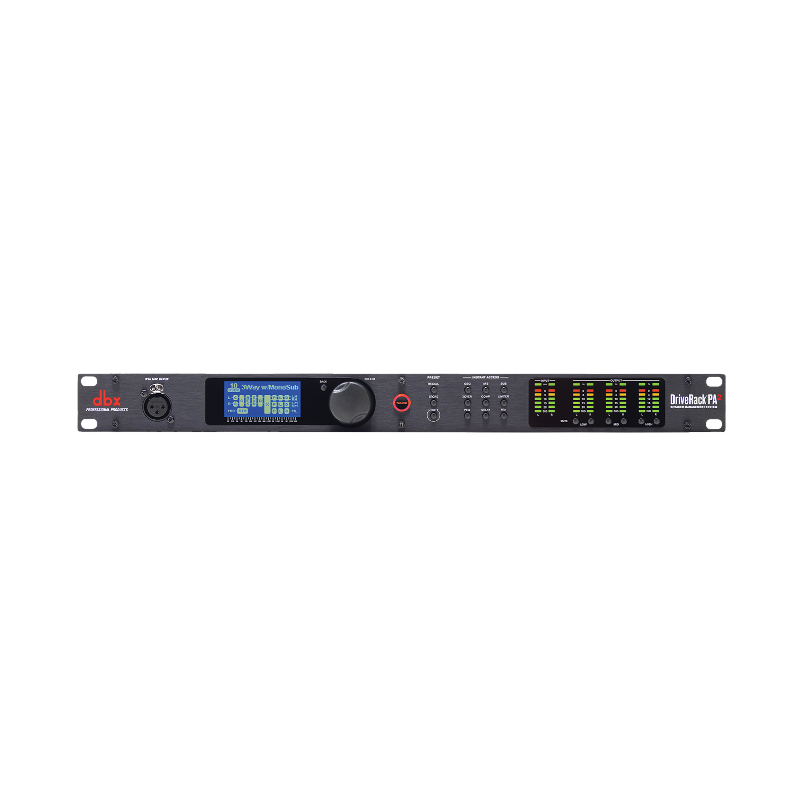 DriveRack PA2 Complete loudspeaker management system