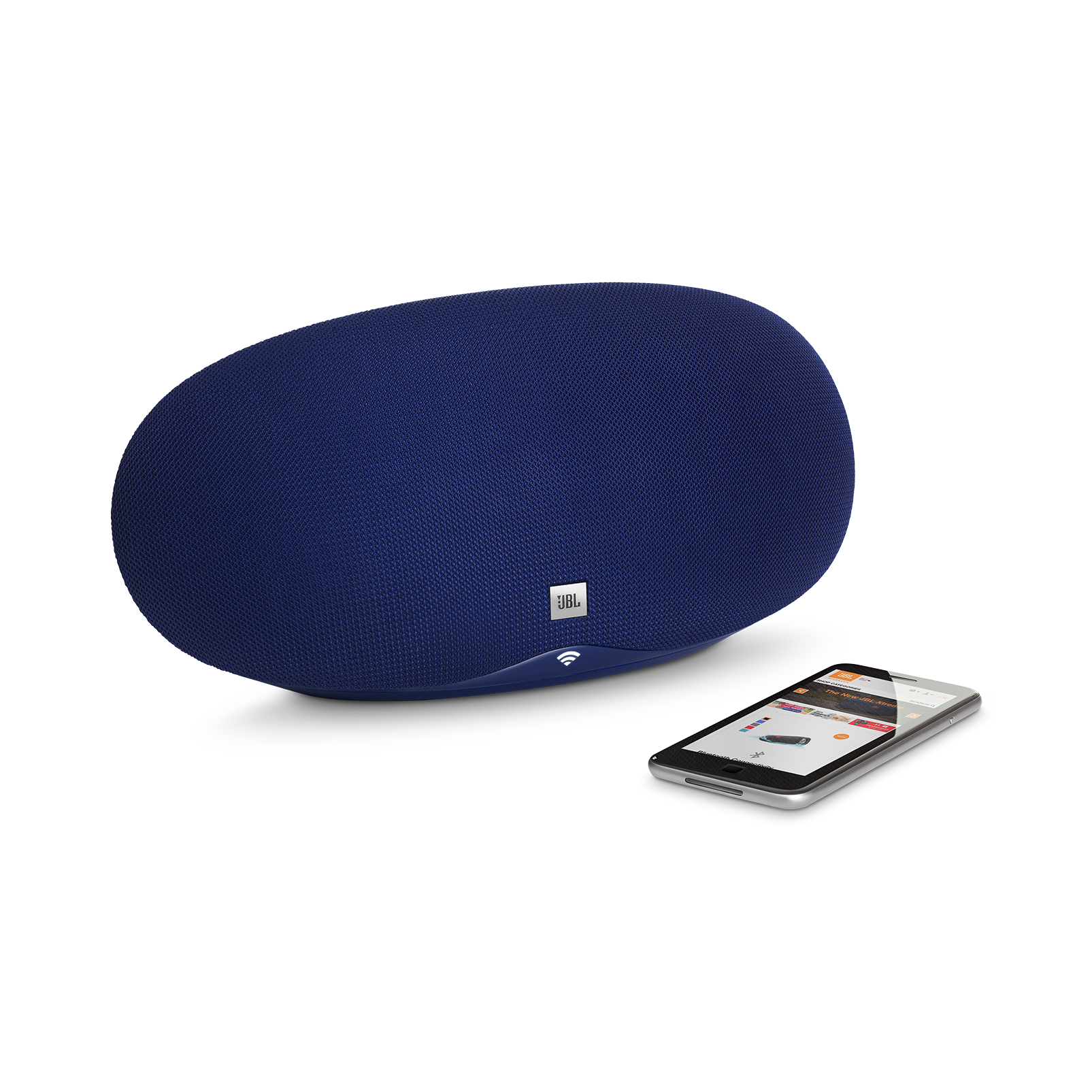 JBL Playlist - Blue - Wireless speaker with Chromecast built-in - Detailshot 1