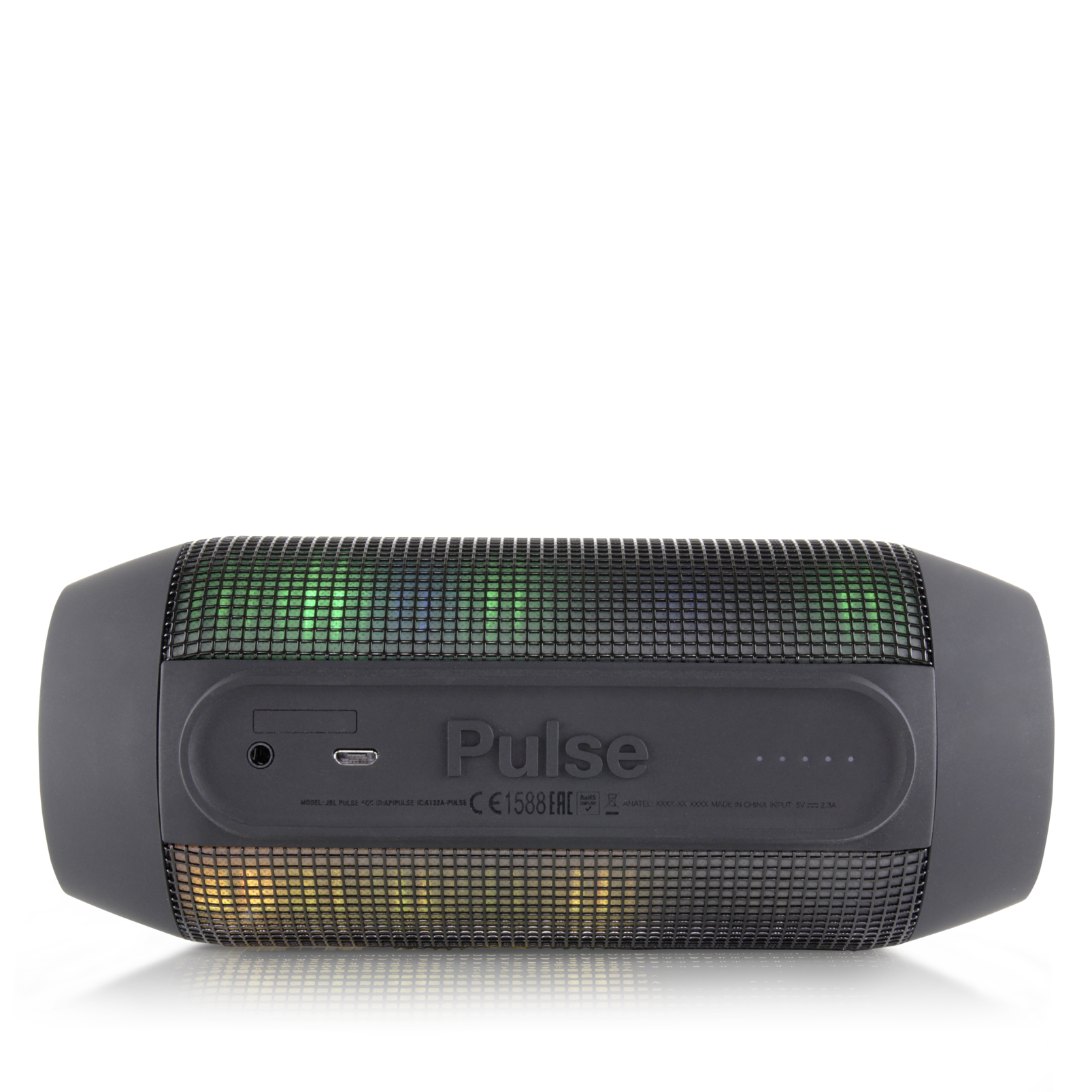 JBL Pulse - Black - Wireless speaker with 10-hour battery, Bluetooth and custom LED light show. - Back