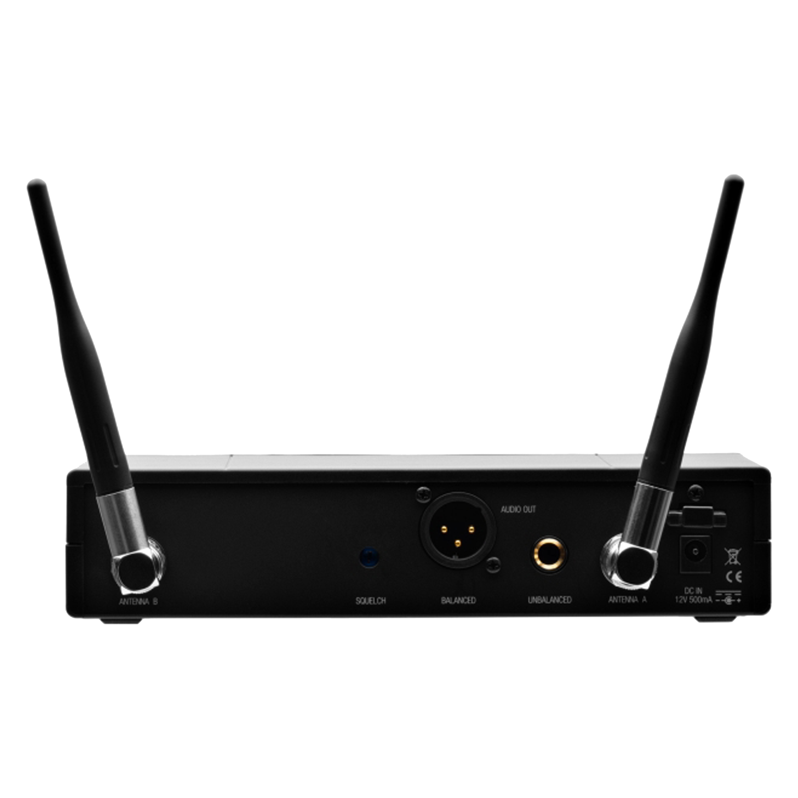 WMS420 Instrumental Set Band-A - Black - Professional wireless microphone system - Back