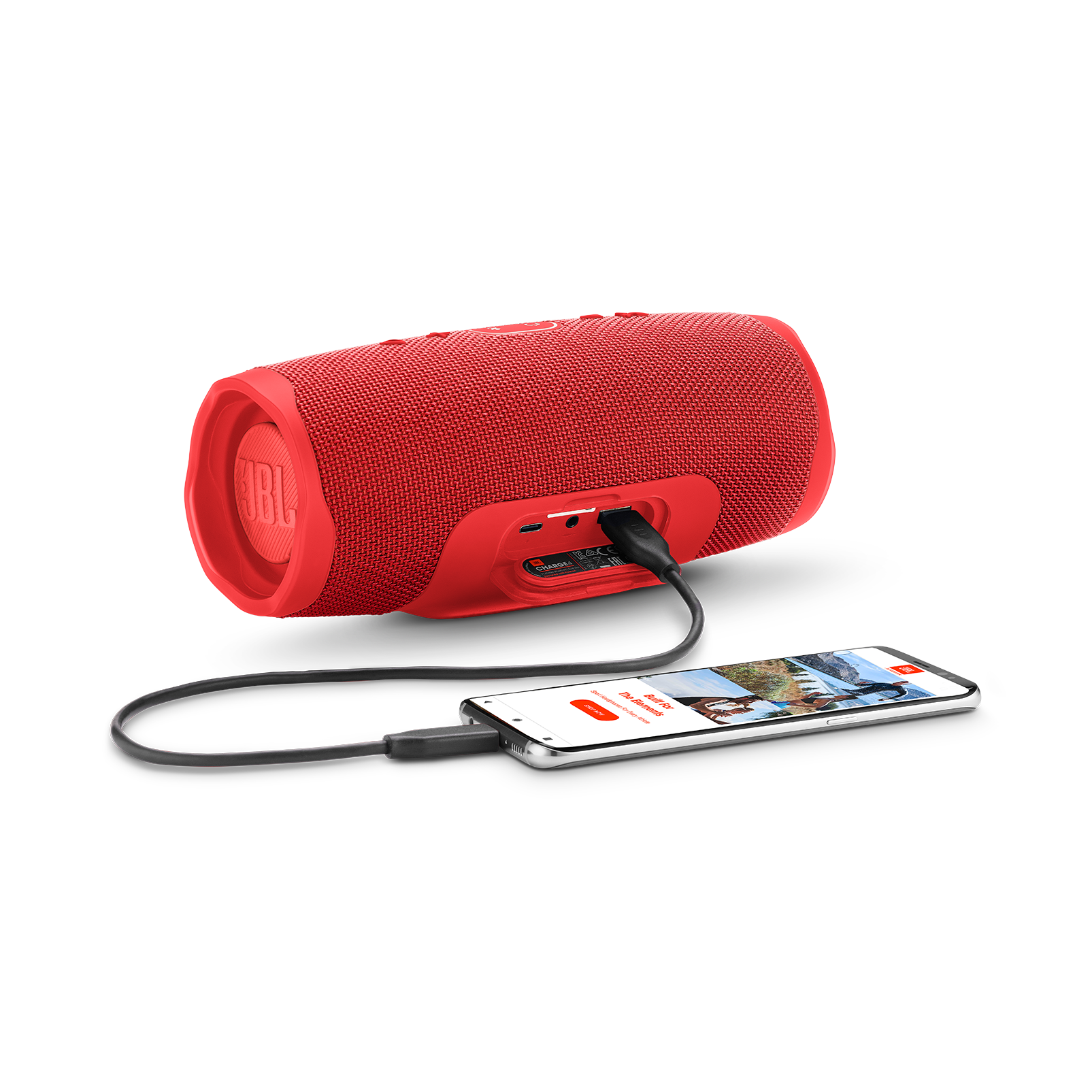 jbl charge blinking red