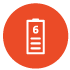 6-hour battery life