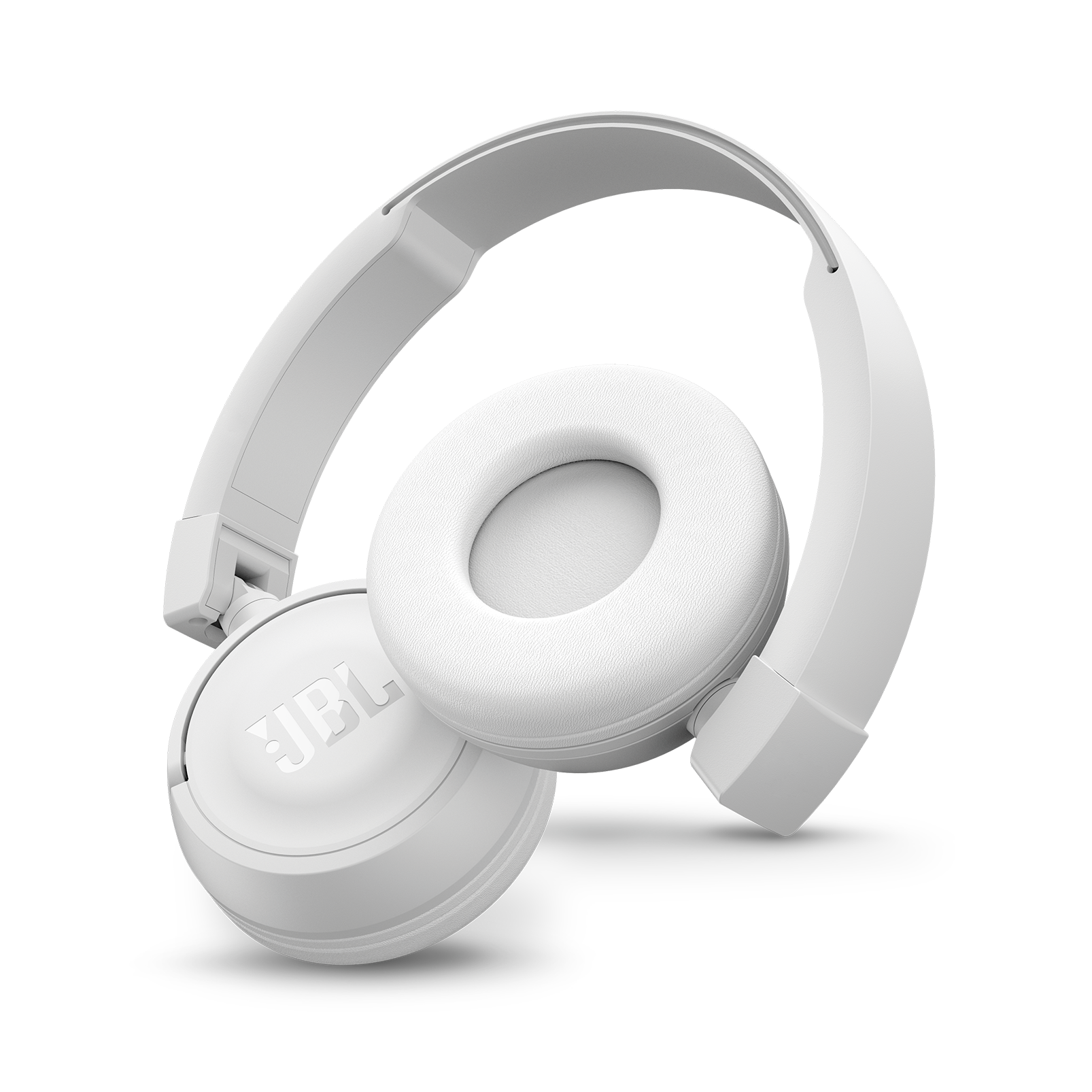 JBL T450BT - White - Wireless on-ear headphones - Detailshot 1
