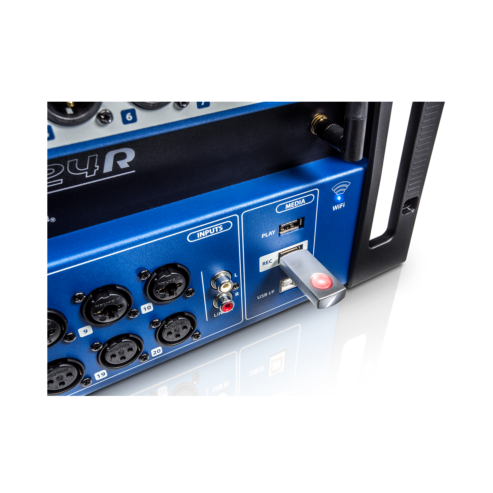 Ui24R 24channel digital mixer/USB multitrack recorder with wireless