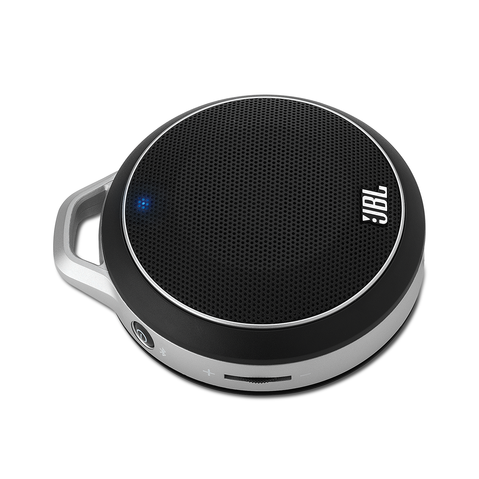 JBL Micro Wireless - Black - Mini Portable Bluetooth Speaker - Hero