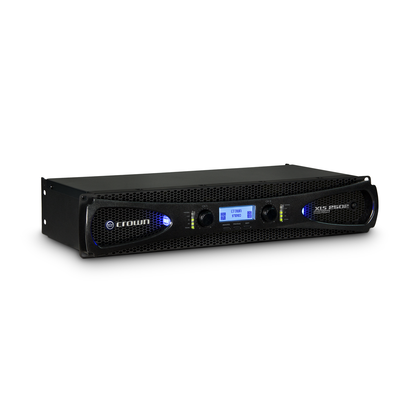 XLS 2502 - Black - Two-channel, 775W @ 4Ω power amplifier - Hero