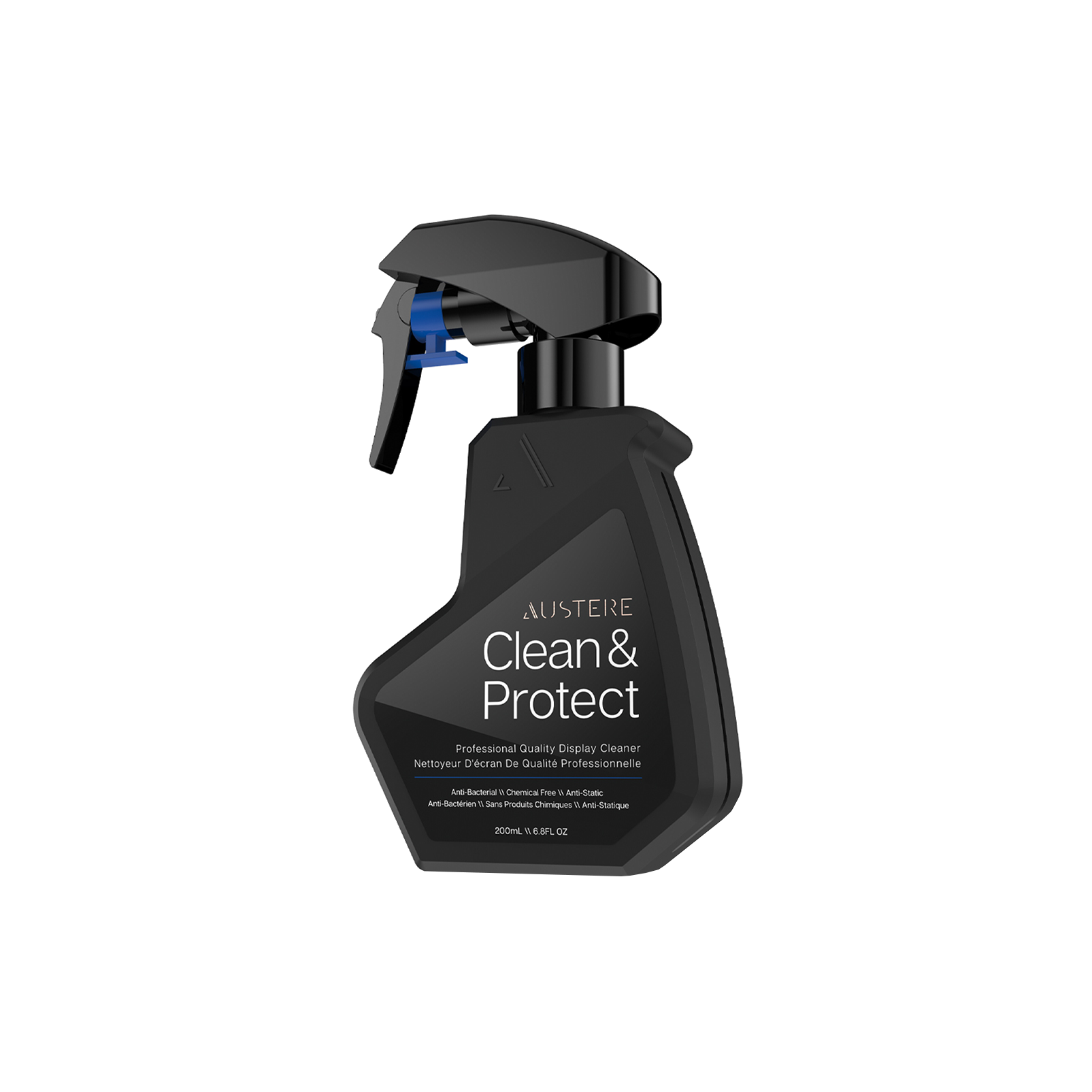 Austere III Series Clean & Protect with Dual-Sided Cloth - Black - Austere III series 200mL aDesign Clean & Protect with polish cloth - Hero