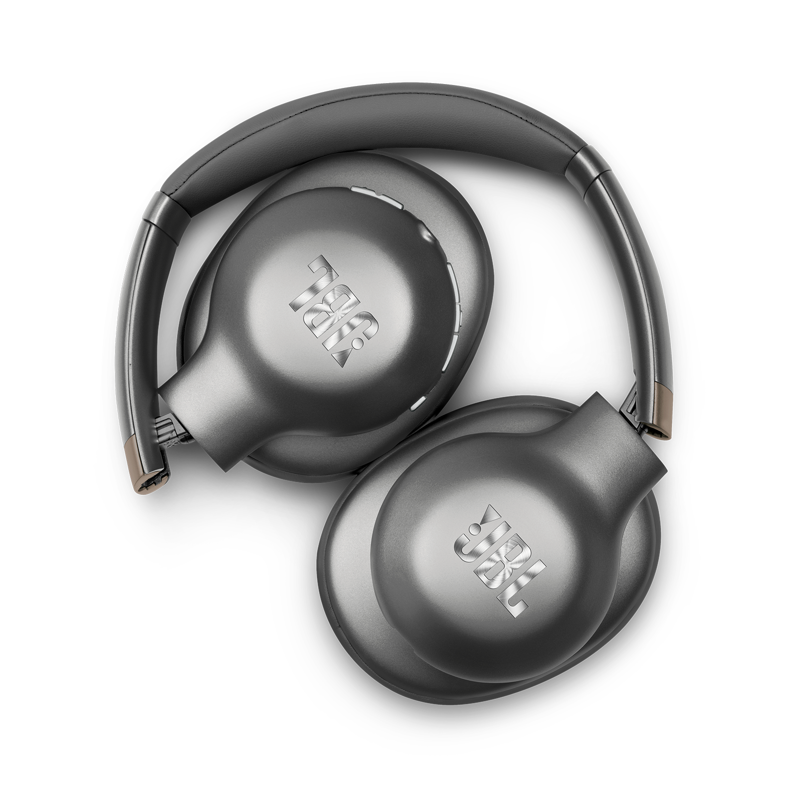 JBL EVEREST™ 710 - Gun Metal - Wireless Over-ear headphones - Detailshot 1